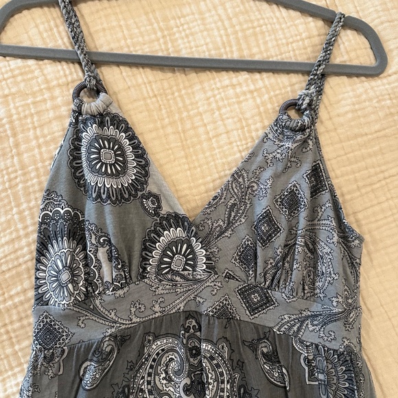 LUCKY BRAND EMPIRE WAIST LONG DRESS - M - Picture 4 of 6